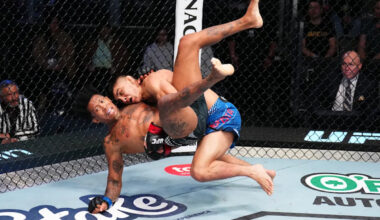 Vinicius Oliveira taken down at UFC Vegas 113