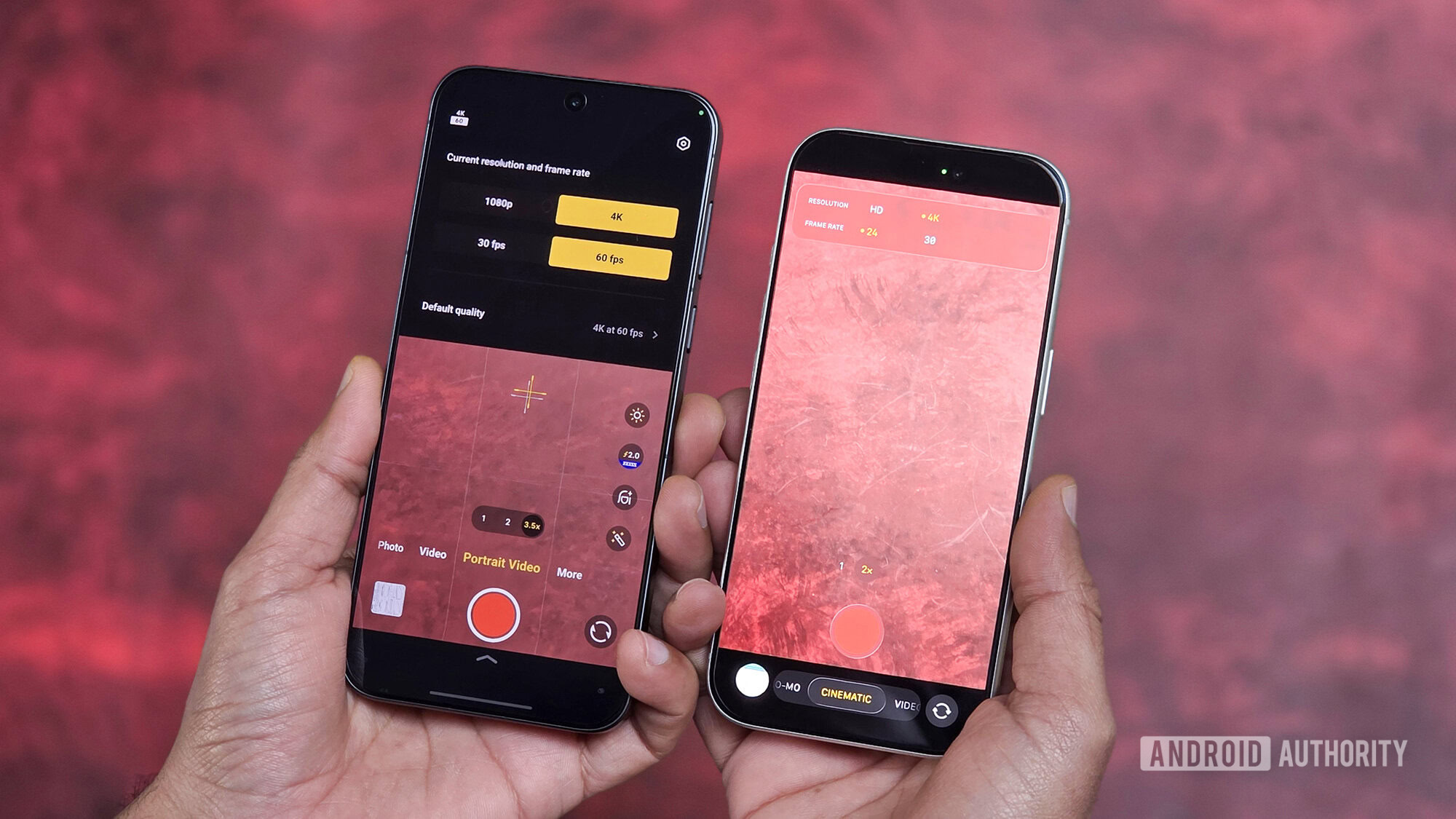 Vivo X300 Pro vs iPhone 17 Po cinematic portrait video options copy