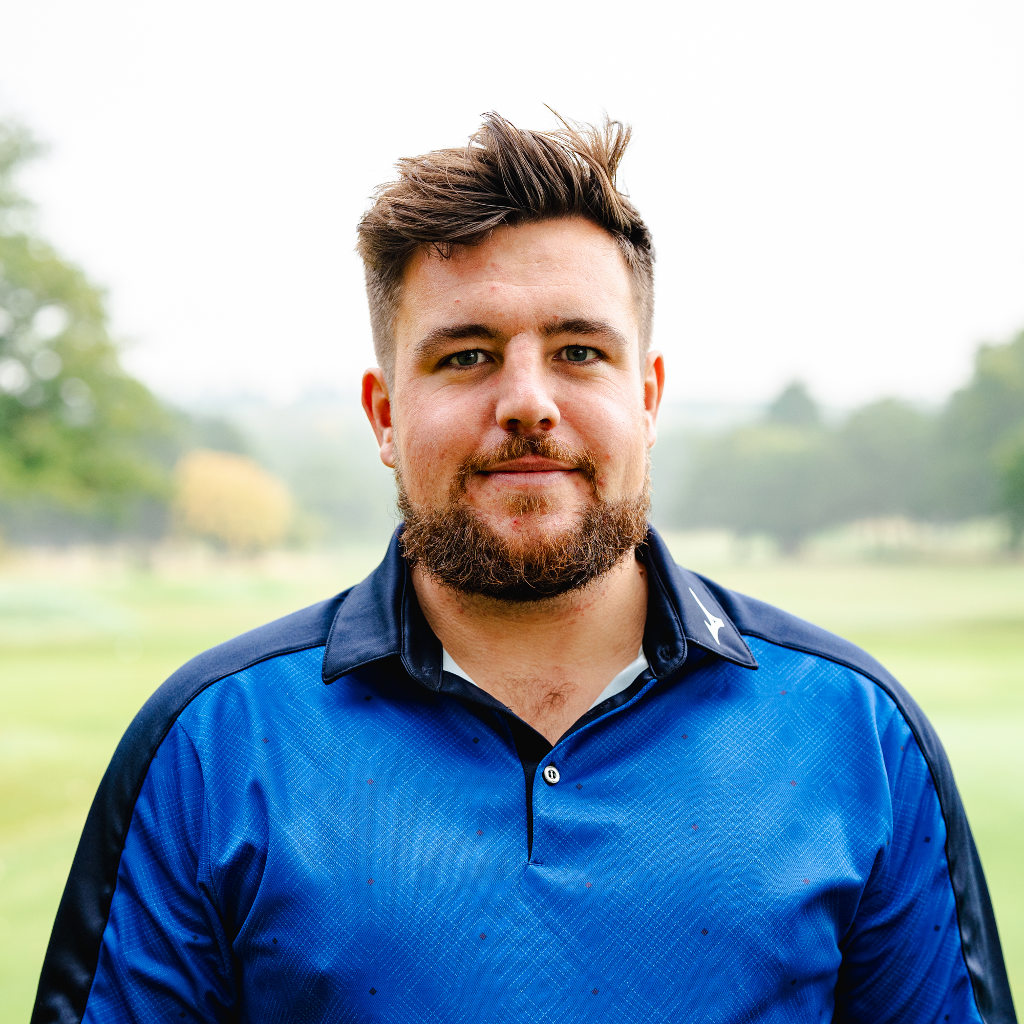 A close up of Matt Cradock