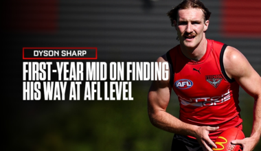 Sharp on finding his way at AFL level