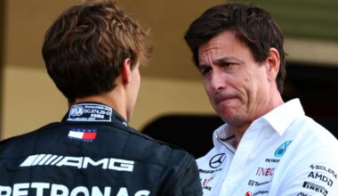 Toto Wolff delivers 'war' warning over George Russell F1 title favourite tag