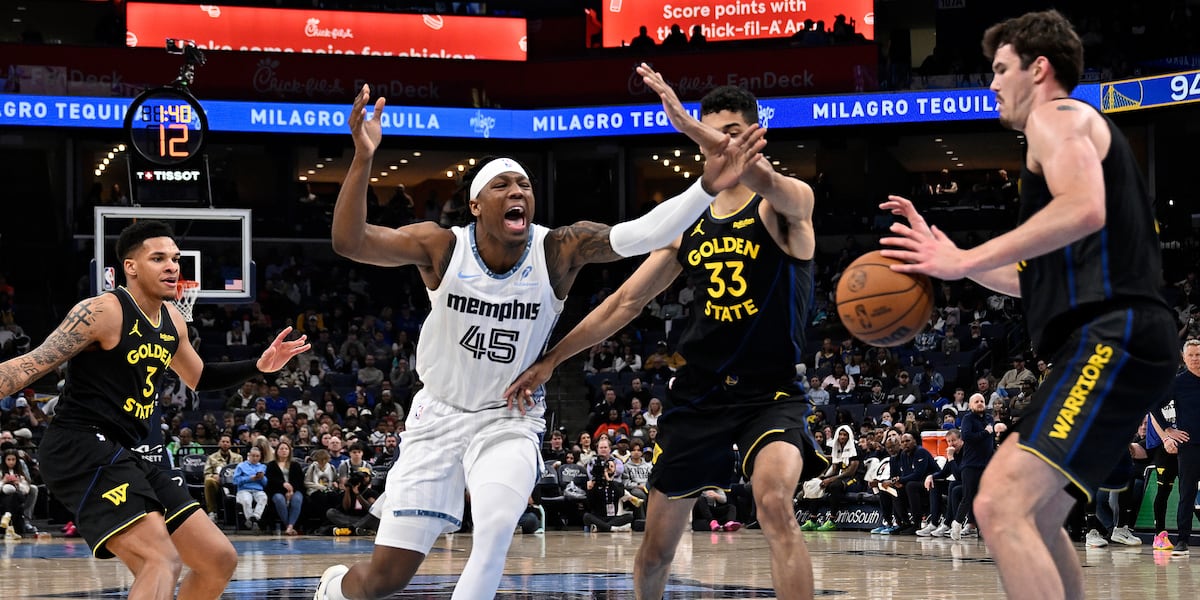 Grizzlies fall to Warriors at home