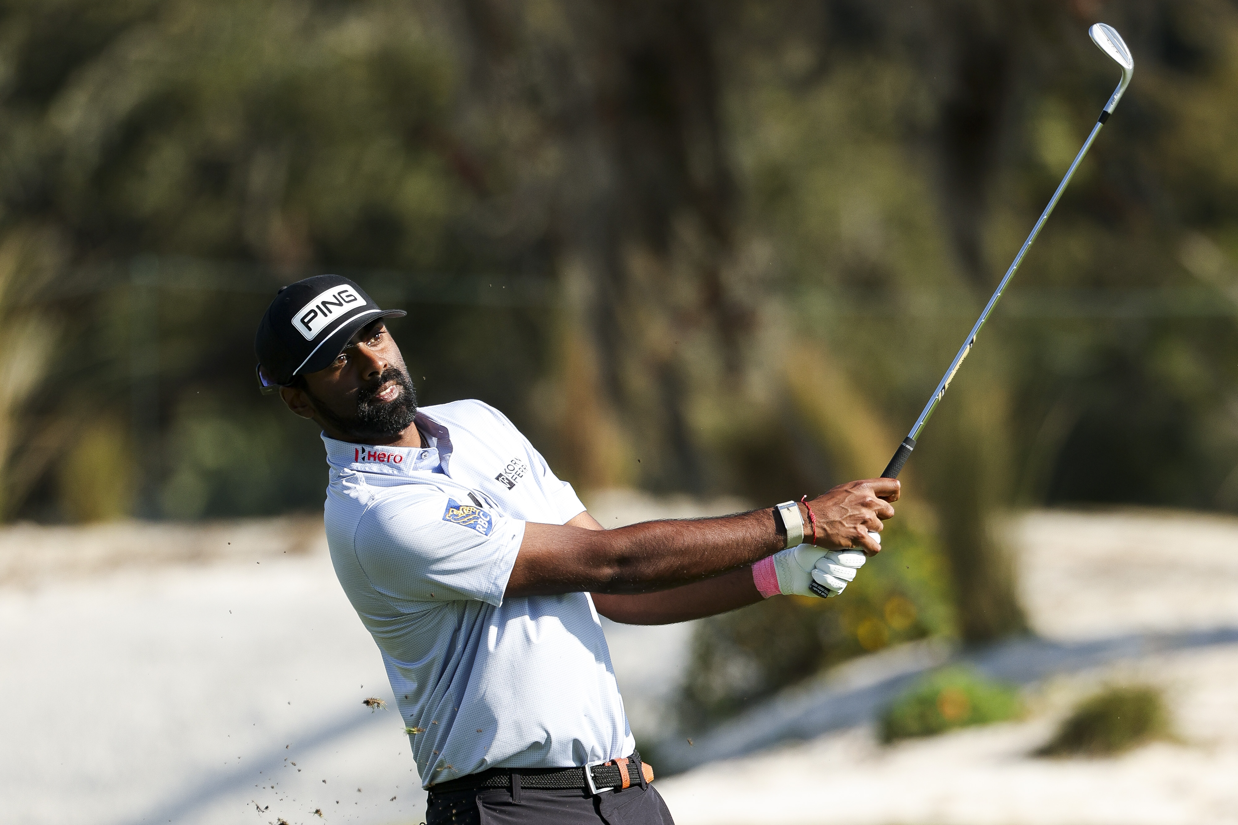 Sahith Theegala hits a wedge shot