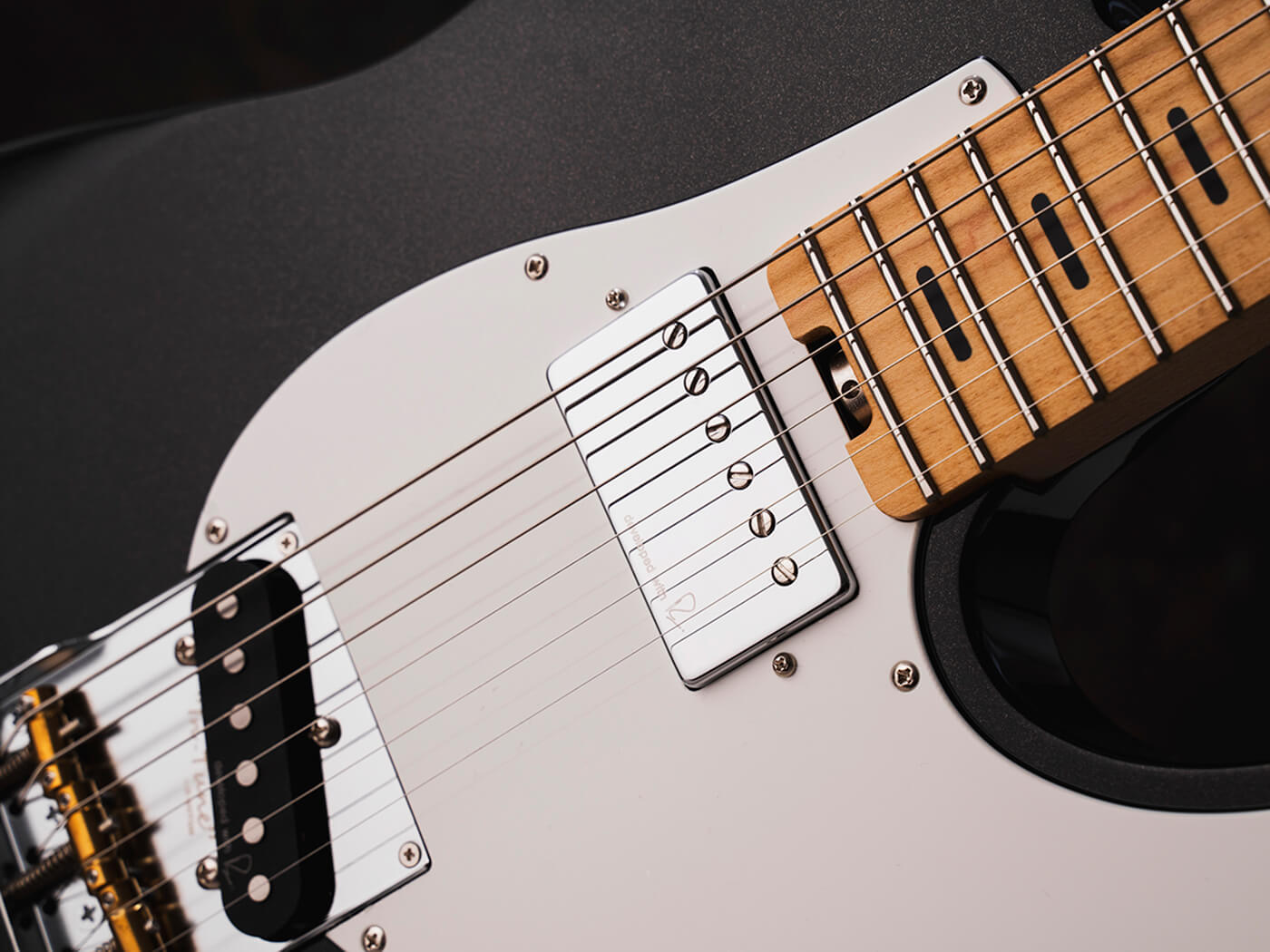 Electronics on the Pacifica SC Professional, photo by Adam Gasson