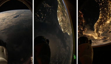 Nasa astronaut shares striking footage of rare ISS…