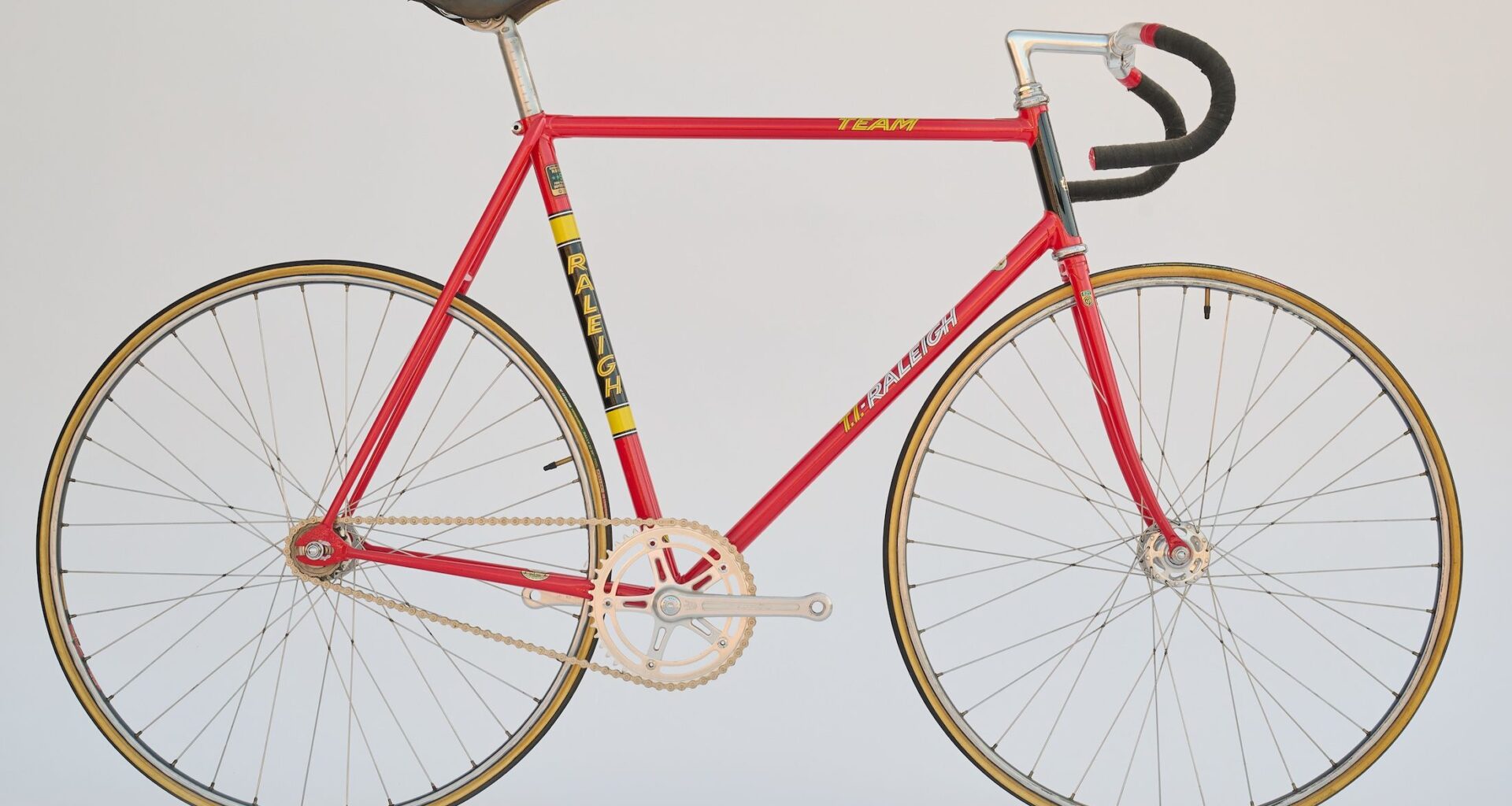 Classic track bike for an Olympian