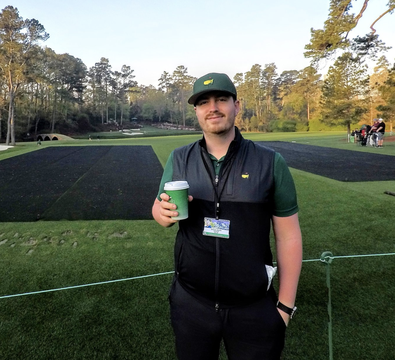 Elliott Heath at the 2022 Masters