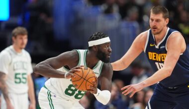 Jokic has 30 points and 12 rebounds in the Nuggets' 103-84 win over the Celtics