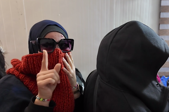 The group left the camp on Monday night (AEDT).