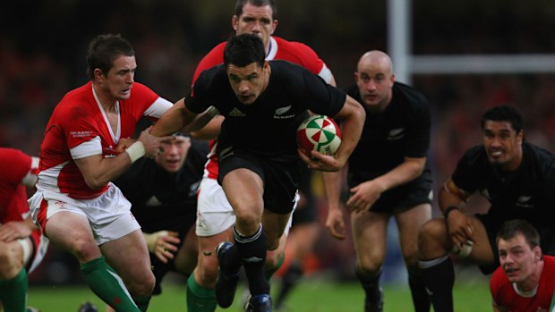 Dan Carter at Millennium Stadium.