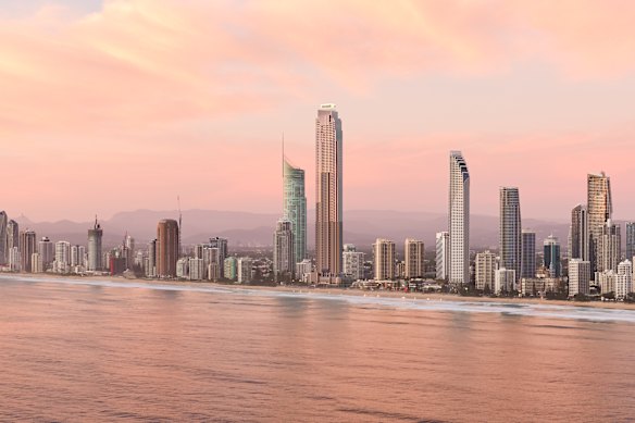The new Trump tower in Australia would be 91 storeys, and built at 3 Trickett Street on the Gold Coast. 