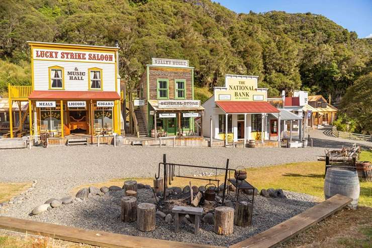 9 Balneaves Lane, in Albert Town, Wānaka, is up for grabs. The ranch is the work of Mike Wight and his late partner, Sandra Tumaru. Photo / Supplied