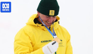 Cooper Woods welcomed to the Winter Olympic 'gold medal club' by Alisa Camplin-Warner