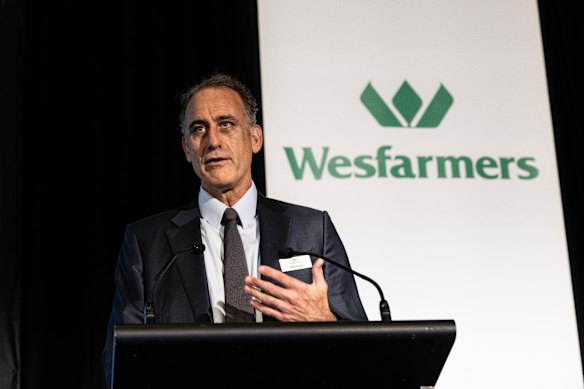 Wesfarmers chief executive Rob Scott.