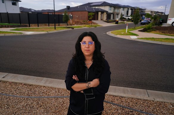 Mt Atkinson resident Christina  repeatedly makes a 25 to 40-minute drive to Hoppers Crossing to collect her mail.
