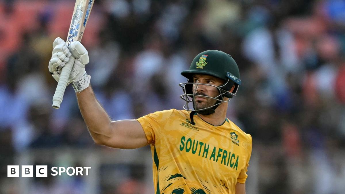 Aiden Markram steers South Africa to victory over West Indies in T20 World Cup - BBC