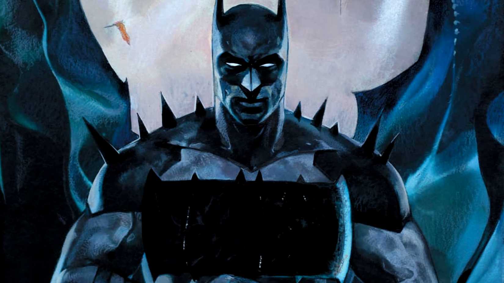 absolute batman with his logo axe