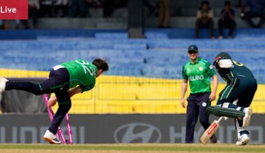 Australia vs Ireland, ICC Men’s T20 World Cup cricket scores, results, start time, wickets, teams, how to watch, Colombo