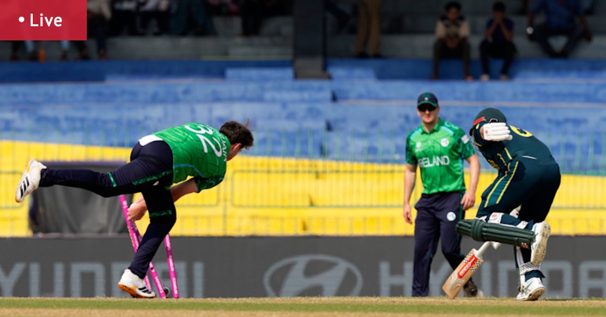 Australia vs Ireland, ICC Men’s T20 World Cup cricket scores, results, start time, wickets, teams, how to watch, Colombo