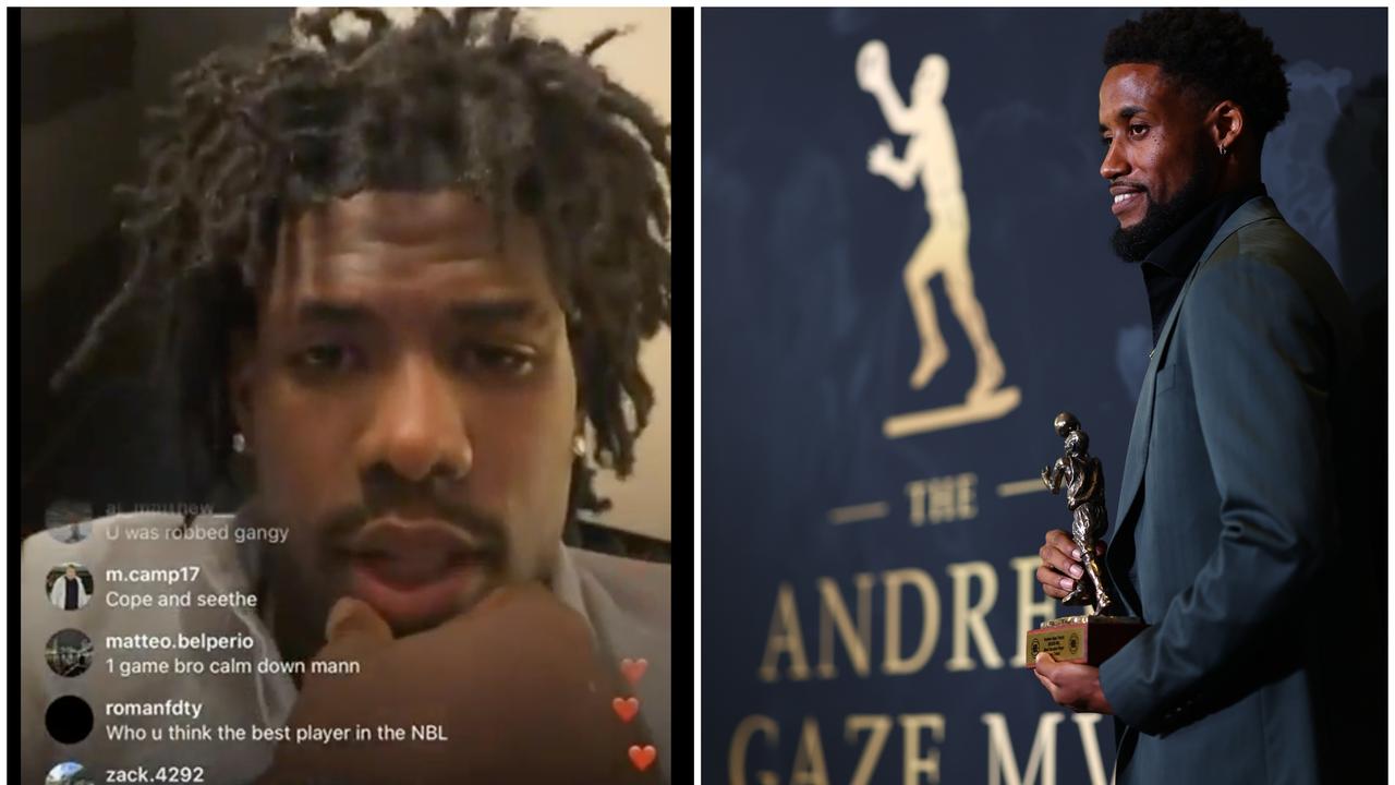 MVP award, Kendric Davis Instagram Live rant after Bryce Cotton wins, who won the Andrew Gaze Trophy?, latest news, reaction, winners, video, highlights