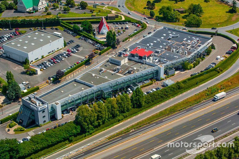 Aerial view of the Renault factory at Viry-Châtillon