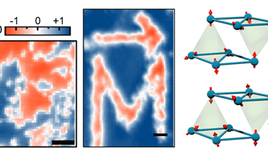 Visible light paints patterns onto chiral antiferromagnets – Physics World