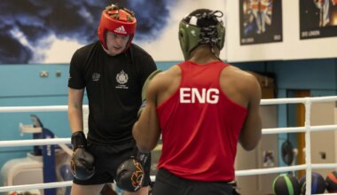 1 LANCS train with Team GB