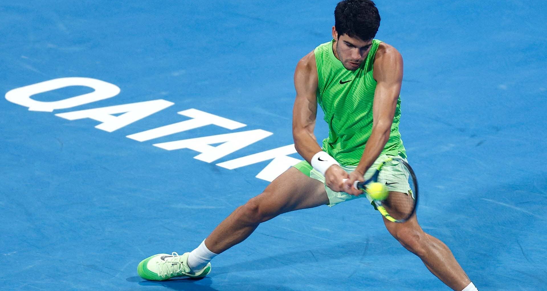 Carlos Alcaraz downs Valentin Royer in Doha | ATP Tour