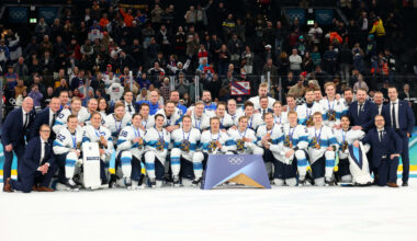 Finland pulls away from Slovakia to win Olympic bronze medal