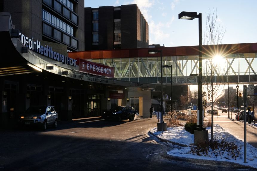 Doctors said they have seen a decline in patient numbers at Hennepin County Medical Center and other health care facilities in Minnesota. (AP Photo/Julia Demaree Nikhinson)