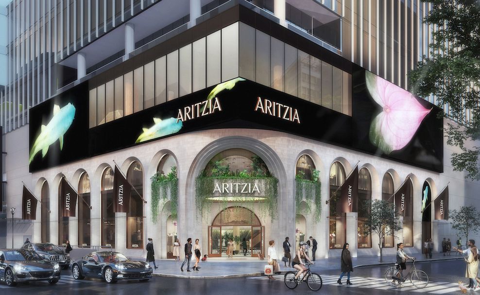 aritzia vancouver cf pacific centre flagship 2