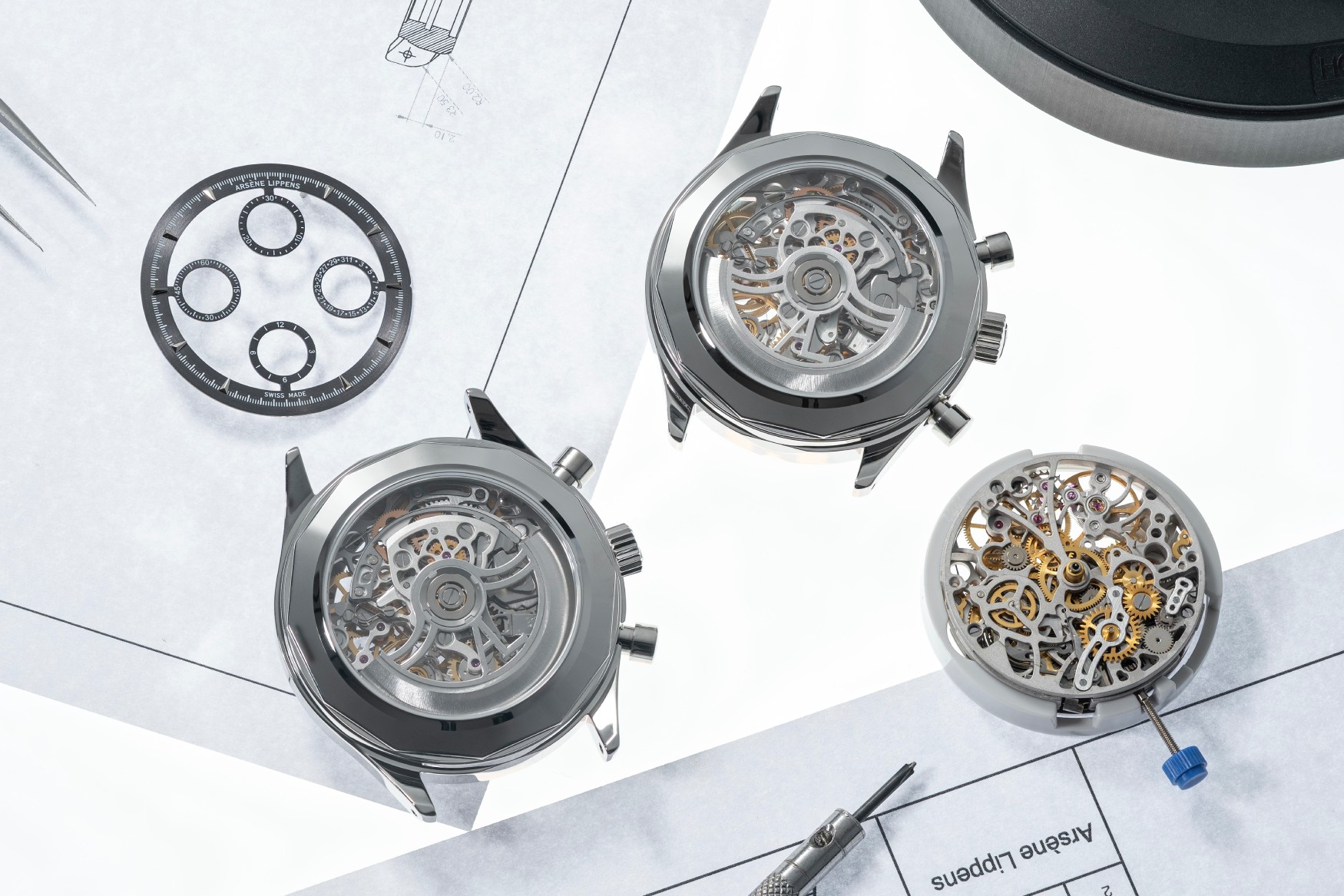 arsene lippens scheletrato opaco caseback