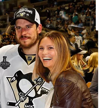 Kathy Leutner and Sidney Crosby