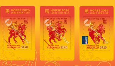 Three digital stamps featuring horses.