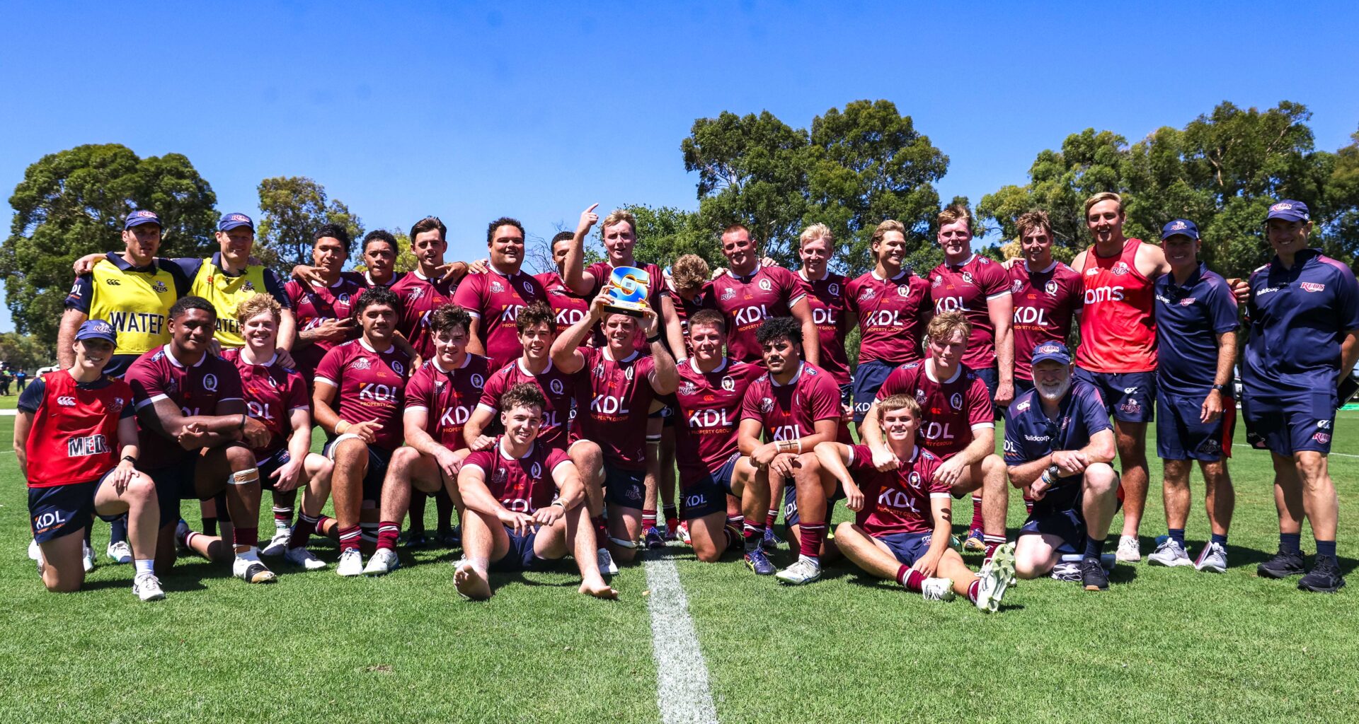 Reds Next Gen Rise to the Top with Trophy in Perth