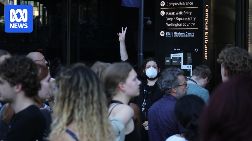 Edith Cowan University's $853 million Perth CBD campus evacuated three days into first semester