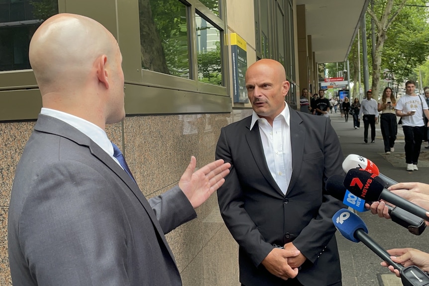 Thomas Sewell outside court