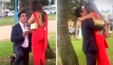 Home And Away stars Ada Nicodemou and James Stewart share engagement on social media