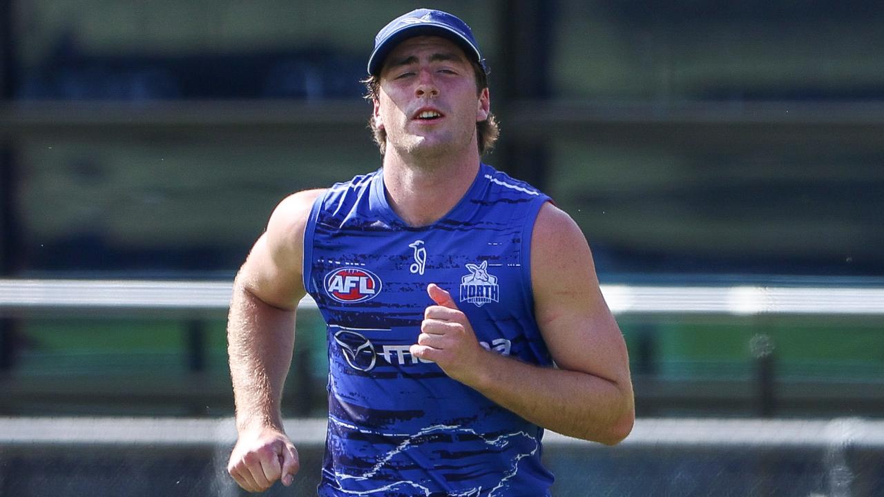 George Wardlaw injures hamstring at North Melbourne Kangaroos, Mark Keane stretchered off at training with leg injury, Zac Becker invited as SSP train-on player, injury timeline, Sturt Doubles Blues, latest news