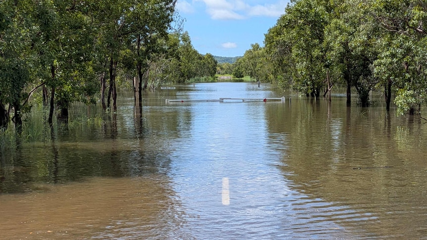 The same road to Daly River on February 11.