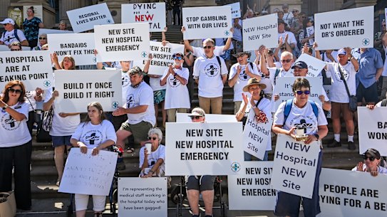 Albury Wodonga Hospital staff report the highest levels of burnout in the state. 