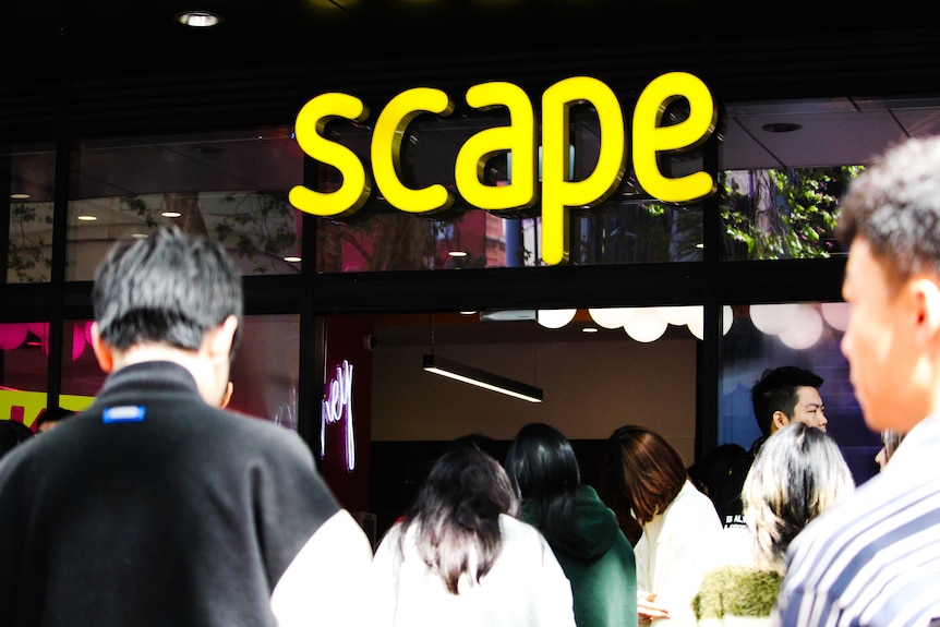 generic images of the building and the Scape sign