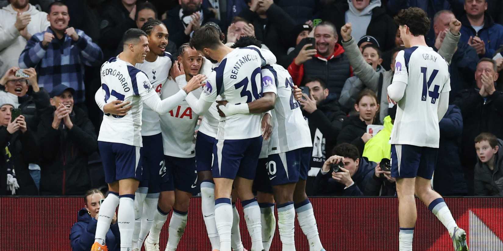 Bentancur-Porro-Simons-Kudus-Spurs