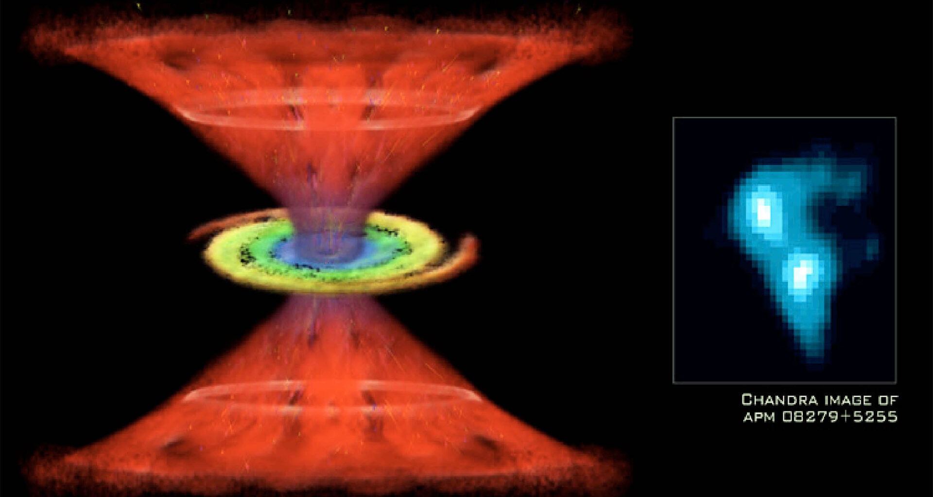 Black hole has enough water to fill "trillions of Earth-size oceans"