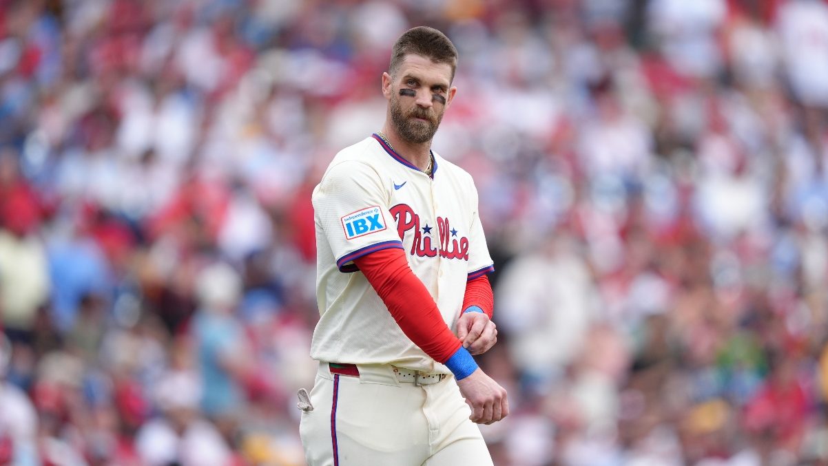 Bryce Harper Says Hitting A Baseball Is Harder Than Playing In The NFL