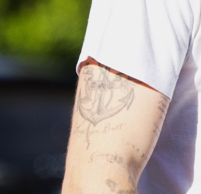 Brooklyn Beckham was spotted out in Los Angeles debuting new tattoos.