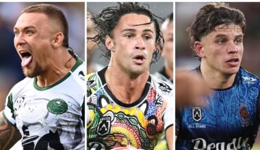 James Fisher-Harris, Nicho Hynes, Jayden Campbell.