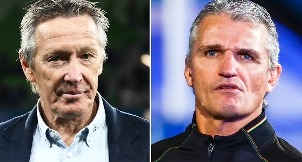 Melbourne Storm and Penrith Panthers coaches Craig Bellamy and Ivan Cleary.