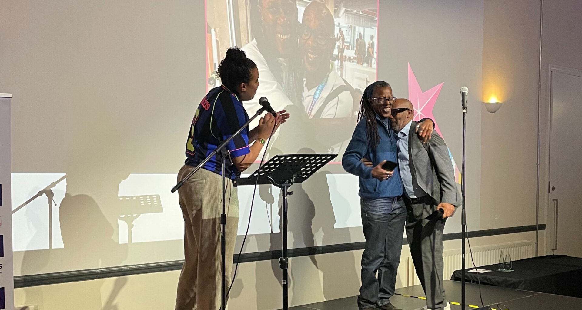 Chloe Morgan, Joanie Evans and Aslie Pitter