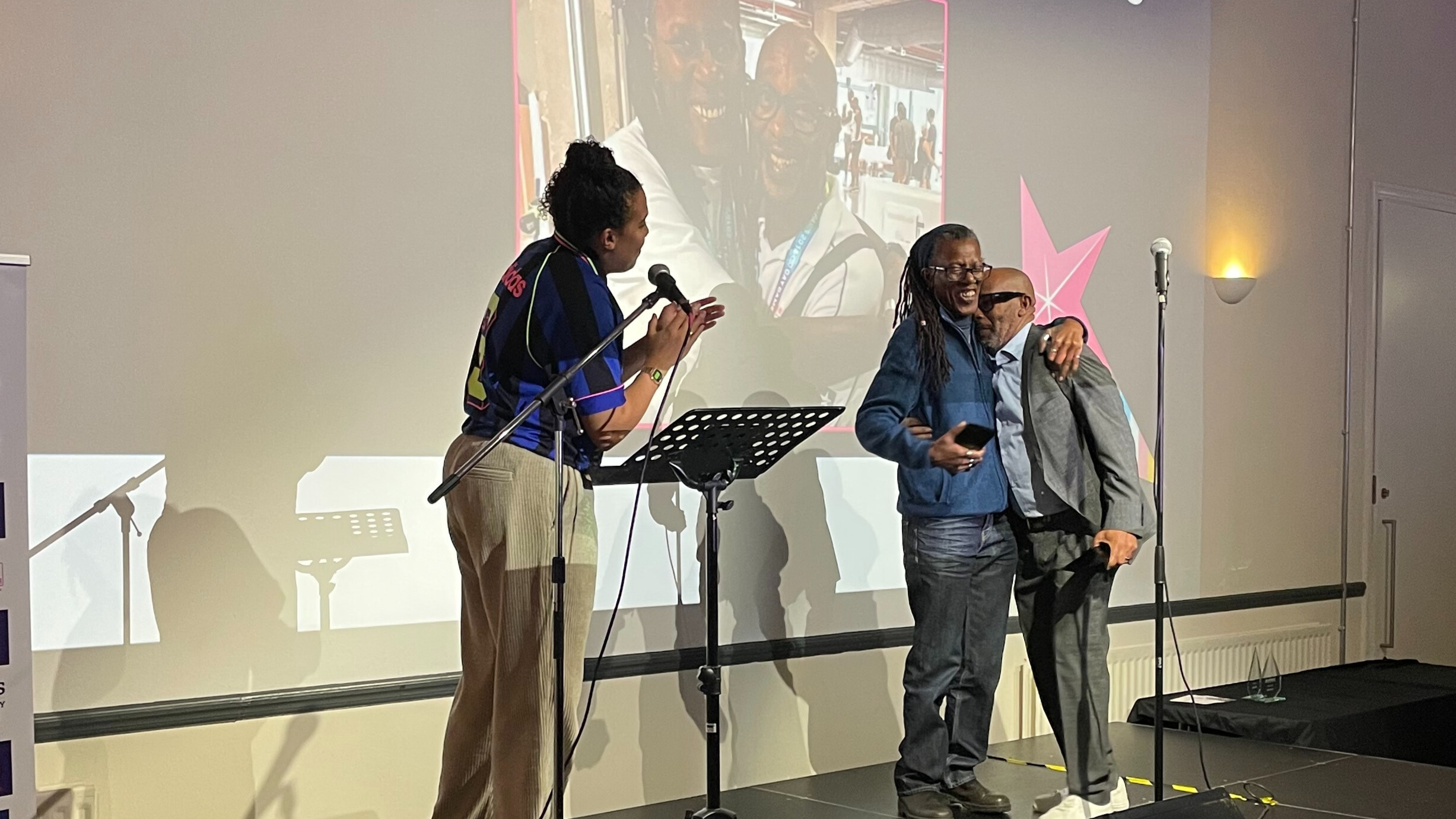 Chloe Morgan, Joanie Evans and Aslie Pitter